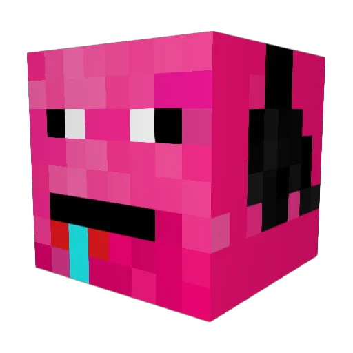 KuumaKalle14 Minecraft avatar head, 3D render
