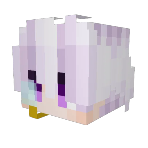 Kuurg Minecraft avatar head, 3D render