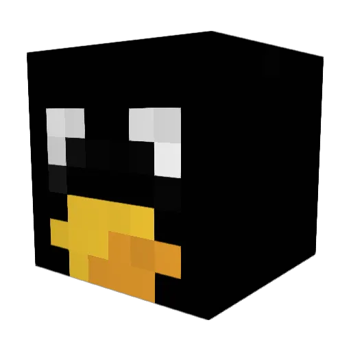 Kuurt Minecraft avatar head, 3D render
