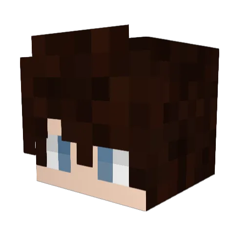 KuusiPalaa Minecraft avatar head, 3D render