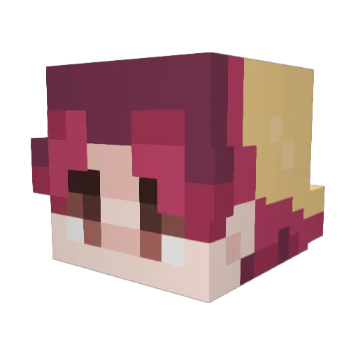 Kuya_Sajaboy Minecraft avatar head, 3D render