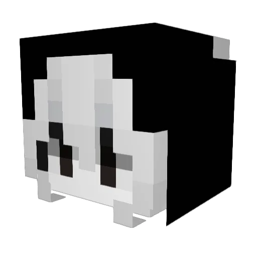 Kuza_Taira Minecraft avatar head, 3D render