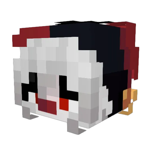 Kuza_awaa Minecraft avatar head, 3D render