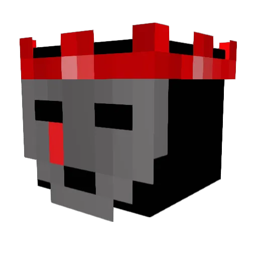 Kuzet_ Minecraft avatar head, 3D render