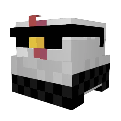 Kuzeybey59_ Minecraft avatar head, 3D render