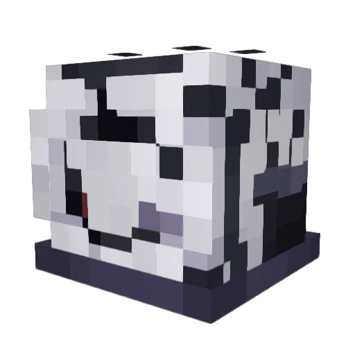 Kuzeyli Minecraft avatar head, 3D render