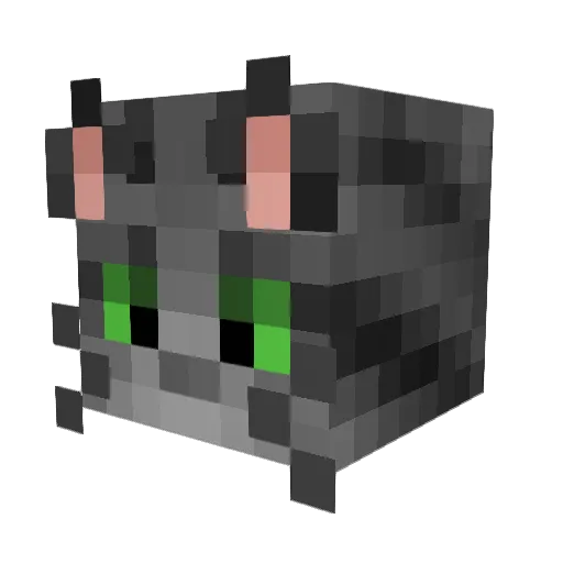 Kuznechiks Minecraft avatar head, 3D render