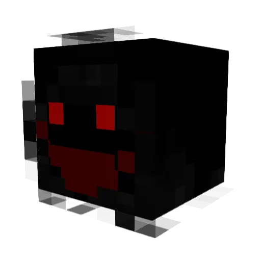 Kuzoh Minecraft avatar head, 3D render