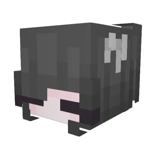 Kuzunoha_ Minecraft avatar head, 3D render