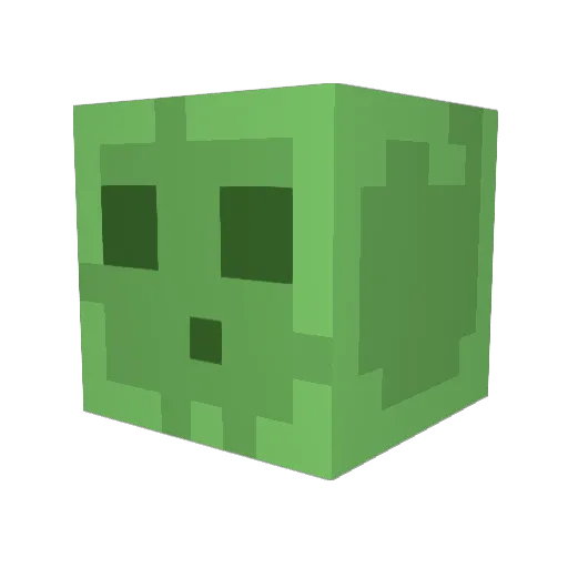 Kuzz89 Minecraft avatar head, 3D render