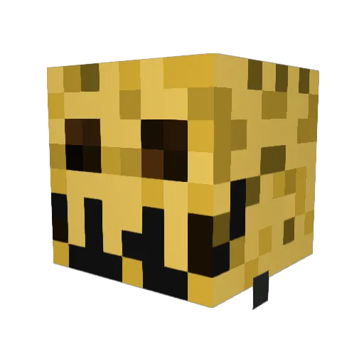 KvGN_Insanity Minecraft avatar head, 3D render
