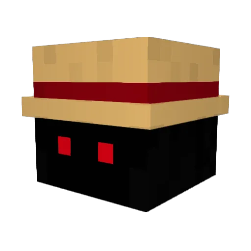 KvaIst Minecraft avatar head, 3D render