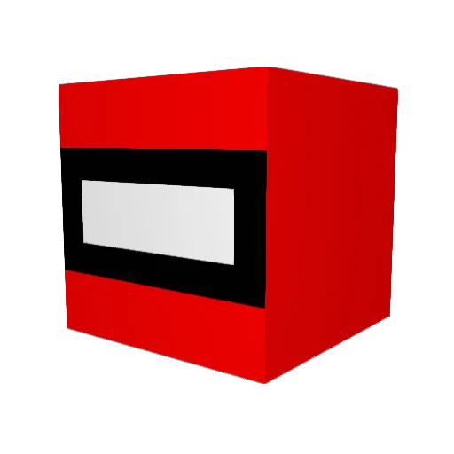 Kvalstret Minecraft avatar head, 3D render