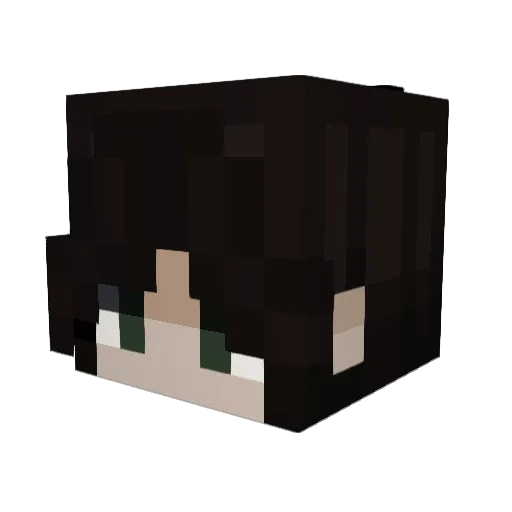 Kvar_Montoj Minecraft avatar head, 3D render