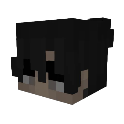 KvennYroomE Minecraft avatar head, 3D render
