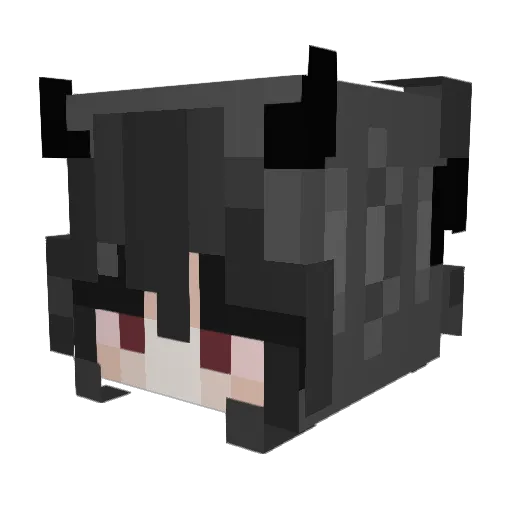 Kvlido Minecraft avatar head, 3D render