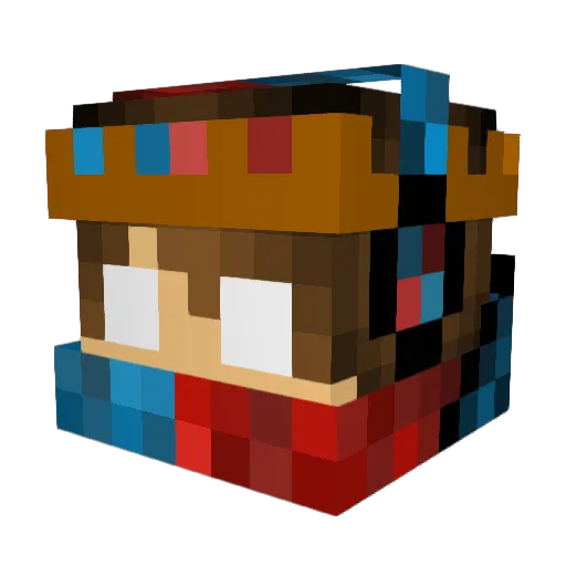 KvngBeast10 Minecraft avatar head, 3D render