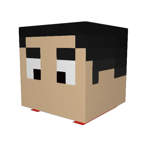 KvngFord Minecraft avatar head, 3D render
