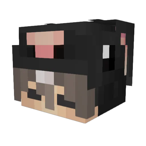 KvrKem Minecraft avatar head, 3D render