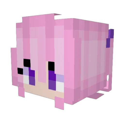 Kvrim666 Minecraft avatar head, 3D render