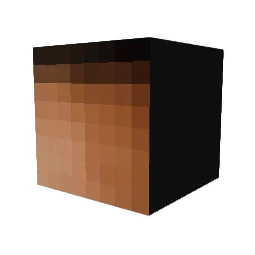 Kvrwx Minecraft avatar head, 3D render