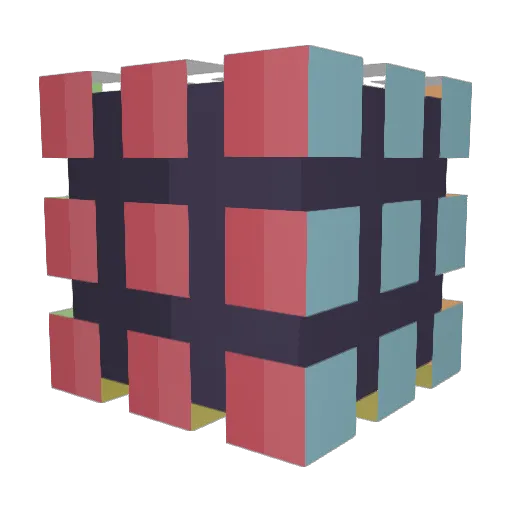 Kwadrat_man Minecraft avatar head, 3D render