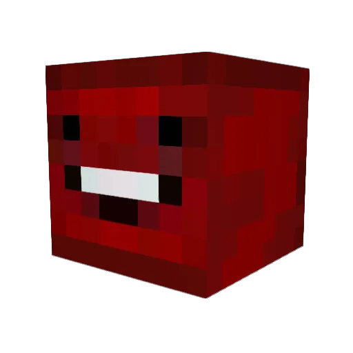 Kwahn Minecraft avatar head, 3D render