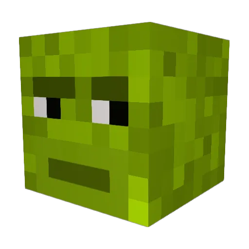 Kwasant Minecraft avatar head, 3D render