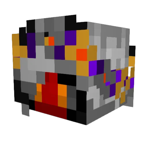KweenLegend Minecraft avatar head, 3D render