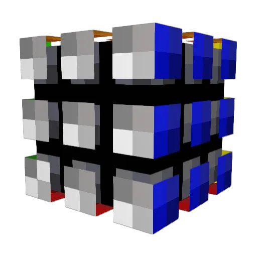 KweliD Minecraft avatar head, 3D render