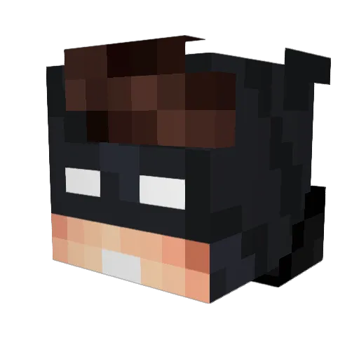 Kwenz5 Minecraft avatar head, 3D render