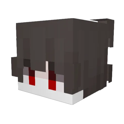 KwestyZ Minecraft avatar head, 3D render