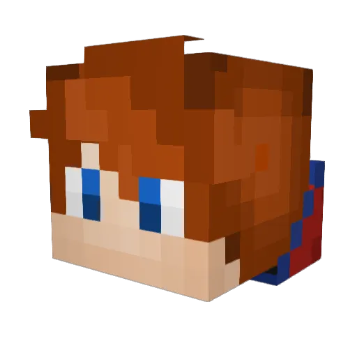 Kwint2006 Minecraft avatar head, 3D render