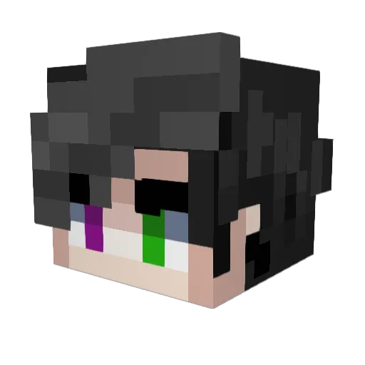 Kwon6129 Minecraft avatar head, 3D render