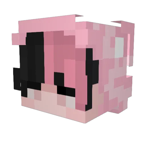 KwonYul__ Minecraft avatar head, 3D render