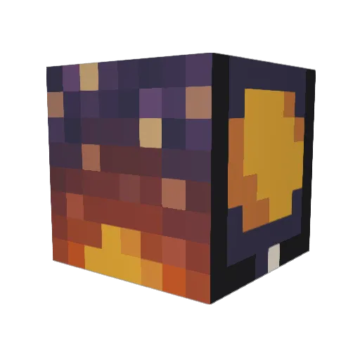 Kwonch01 Minecraft avatar head, 3D render