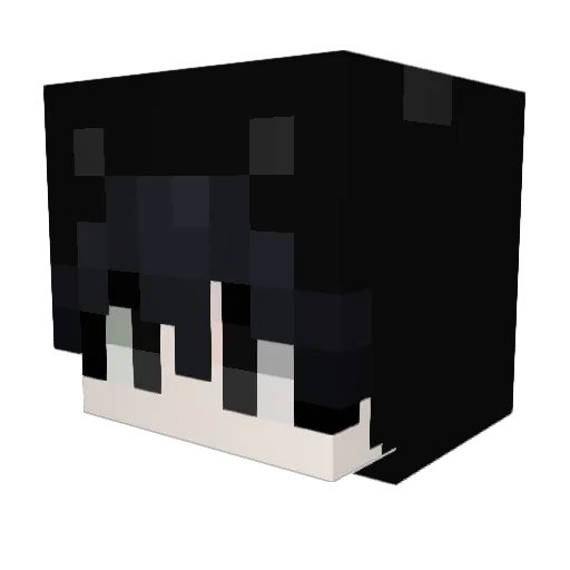 KxK Minecraft avatar head, 3D render