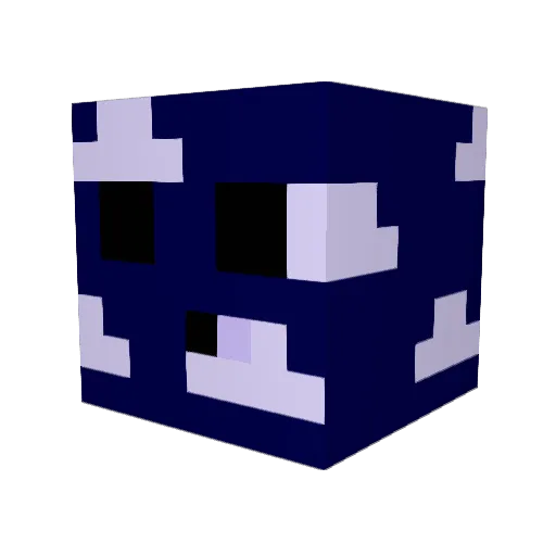 KxKxI Minecraft avatar head, 3D render