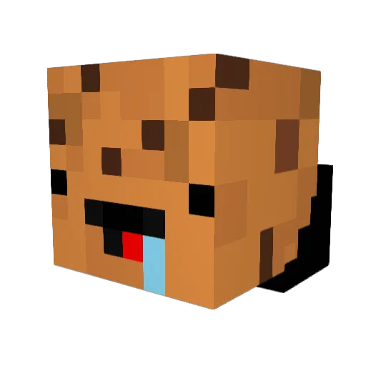 KxWon Minecraft avatar head, 3D render