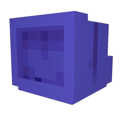 Kxlluah Minecraft avatar head, 3D render