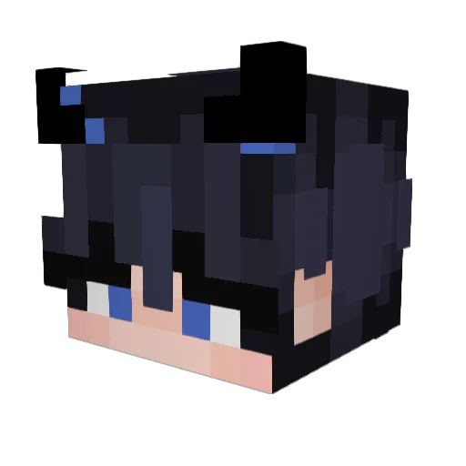 Kxllyn Minecraft avatar head, 3D render