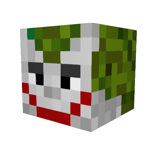 KxllzzzLento Minecraft avatar head, 3D render