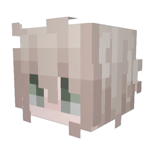 Kxmeki Minecraft avatar head, 3D render