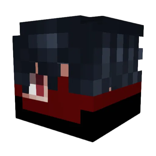 KxngChaos Minecraft avatar head, 3D render