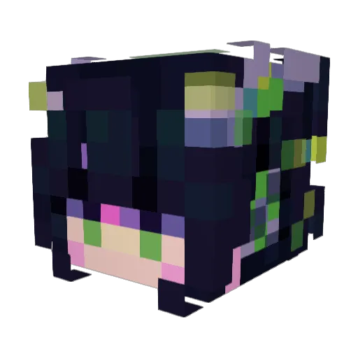 Kxrafps Minecraft avatar head, 3D render