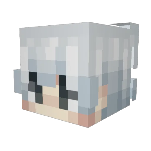 Kxrezz_mc Minecraft avatar head, 3D render