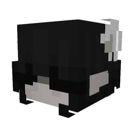 Kxrts Minecraft avatar head, 3D render