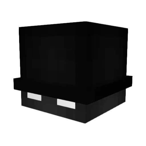 Kxshiro Minecraft avatar head, 3D render