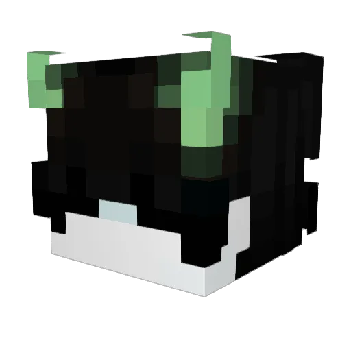 Kxsne Minecraft avatar head, 3D render