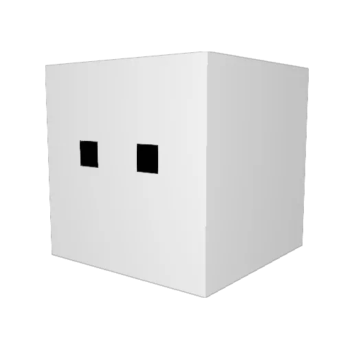 Ky1e7 Minecraft avatar head, 3D render